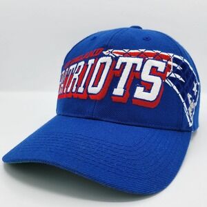 New England Patriots Vintage 90s Sports Specialties Cage Snapback Hat